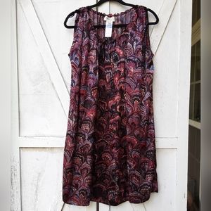 Isabel Marant blue and red silk dress size 0. Runs big.